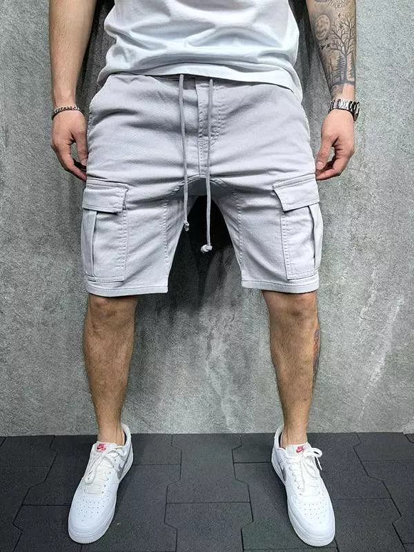 Men's Cargo Shorts with Drawstring