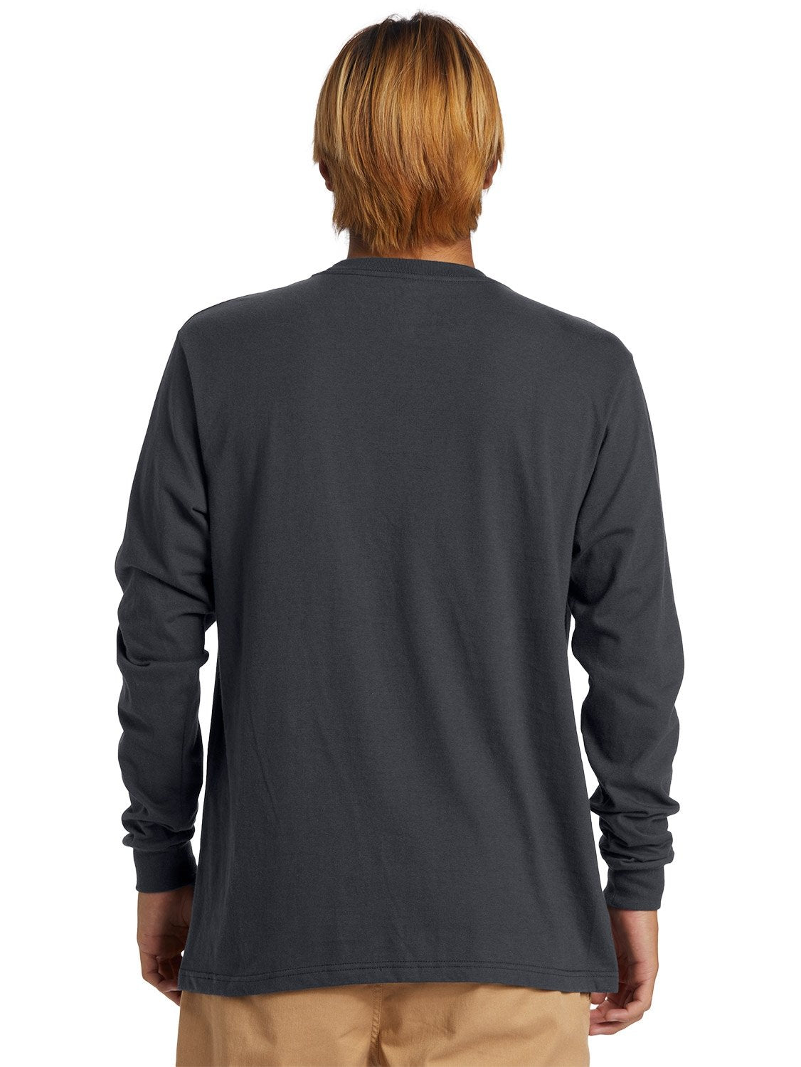 Mens Quiksilver Logo Long Sleeve T-Shirt