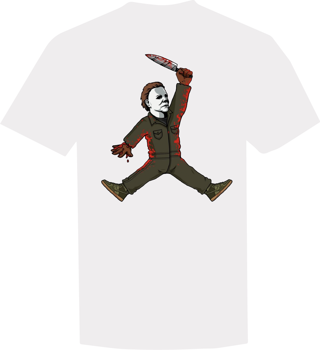 Michael Myers T-Shirt - White - buy now