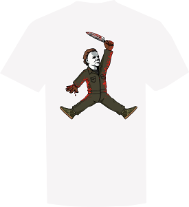 Michael Myers T-Shirt - White - buy now