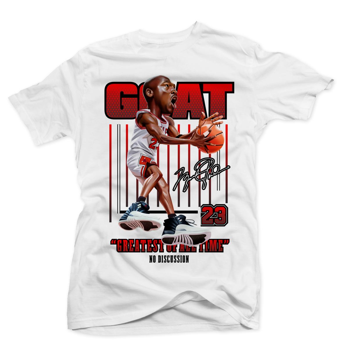 MJ Playoffs 12 White Tee - Top Result: Michael Jordan Playoff 12 White Tee - Shop Now!