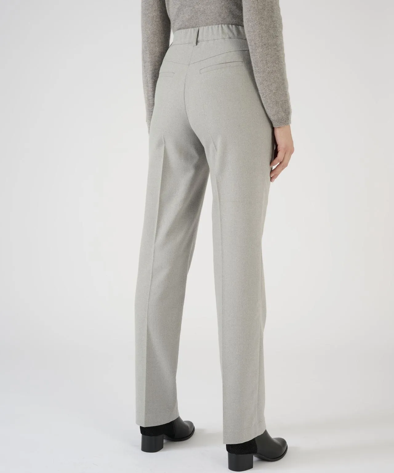 Narrow Leg Trousers with Pocket Detail