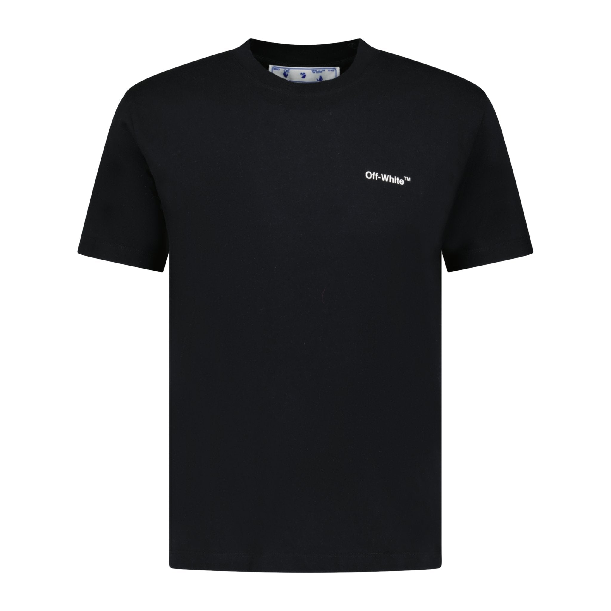 OFF-WHITE Chain Logo Tee - Black