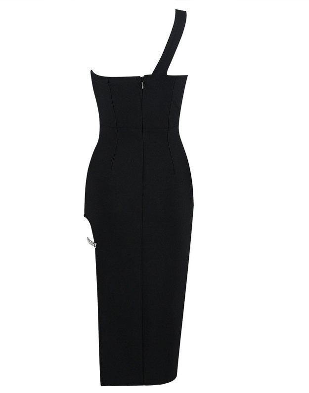 Olena Black Midi Dress - Buy Online Now