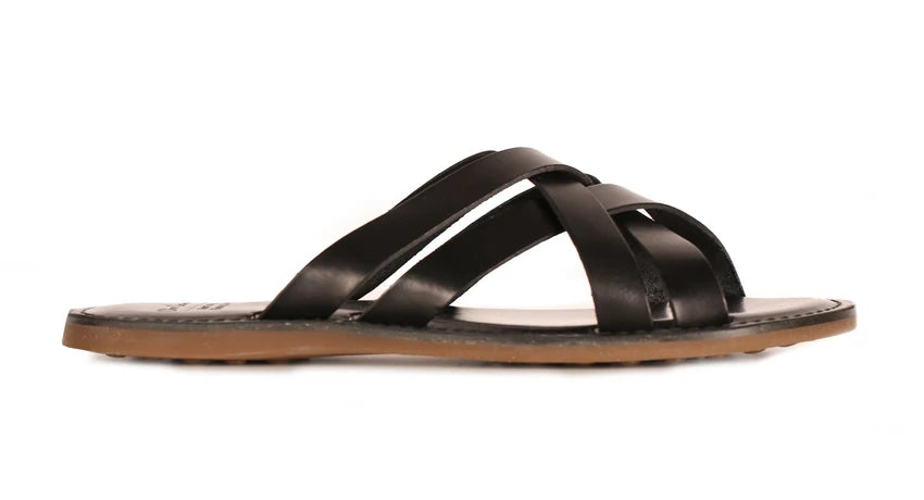 Oliver Sweeney Breguzzo Black Leather Sandals