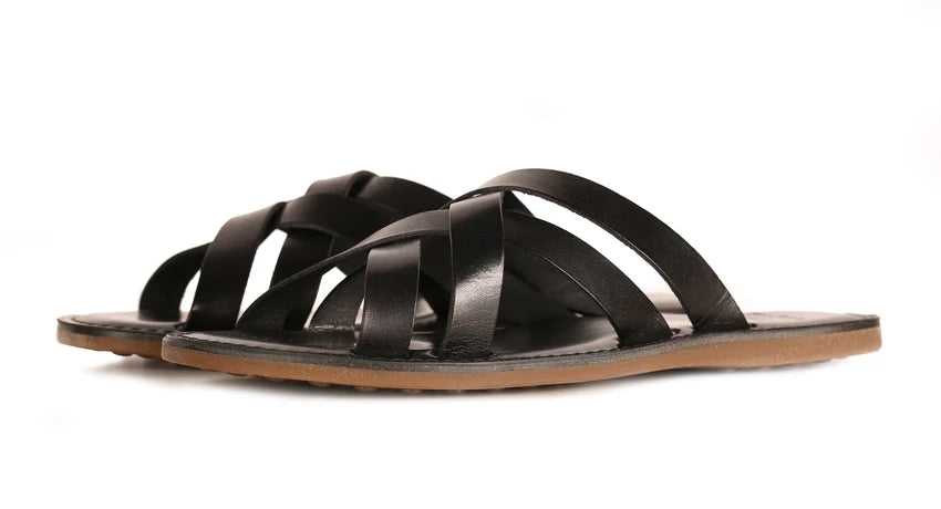 Oliver Sweeney Breguzzo Black Leather Sandals