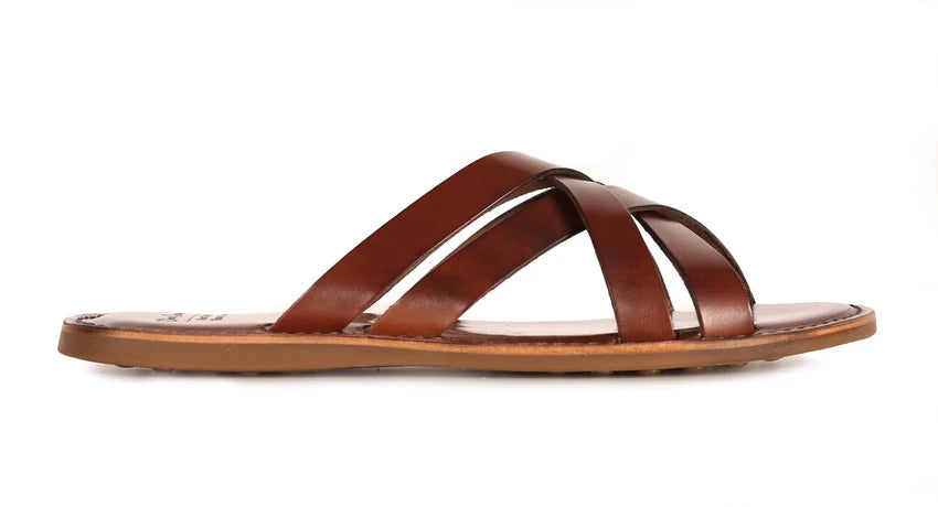 Oliver Sweeney Breguzzo Brown Leather Sandals.