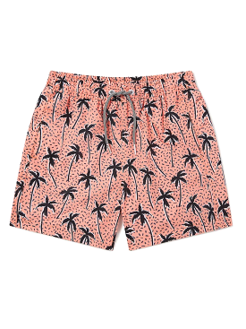 Orange Palm Beach Shorts