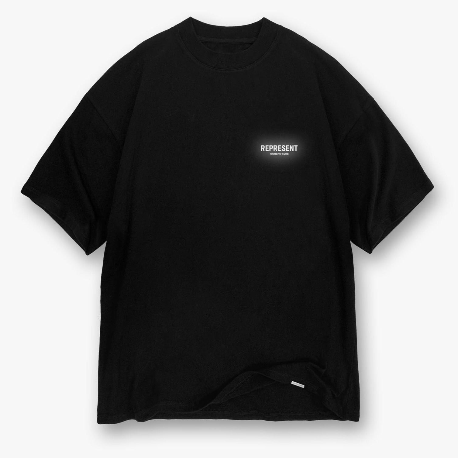 Owners Club Logo Tee Black Reflective