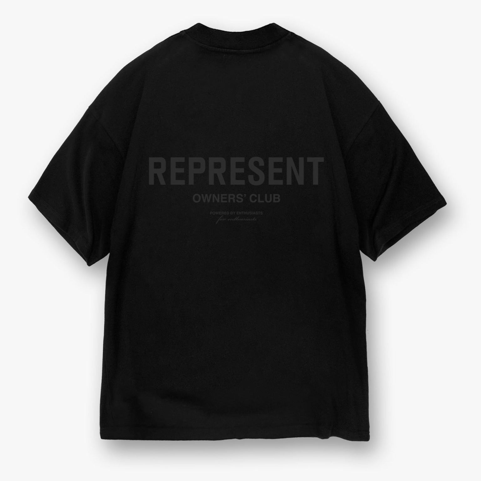 Owners Club Logo Tee Black Reflective