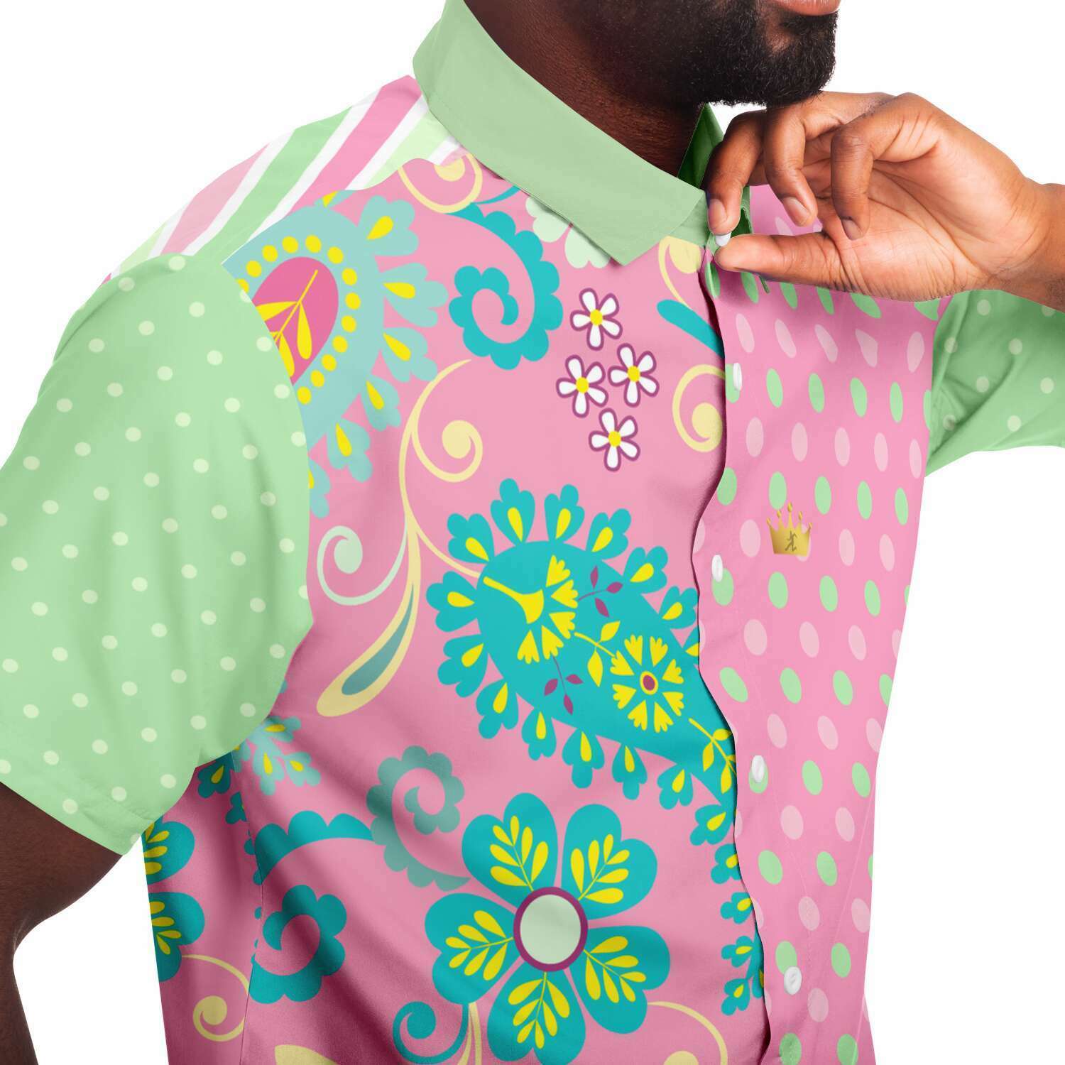 Paisley Park Short Sleeve Button Shirt