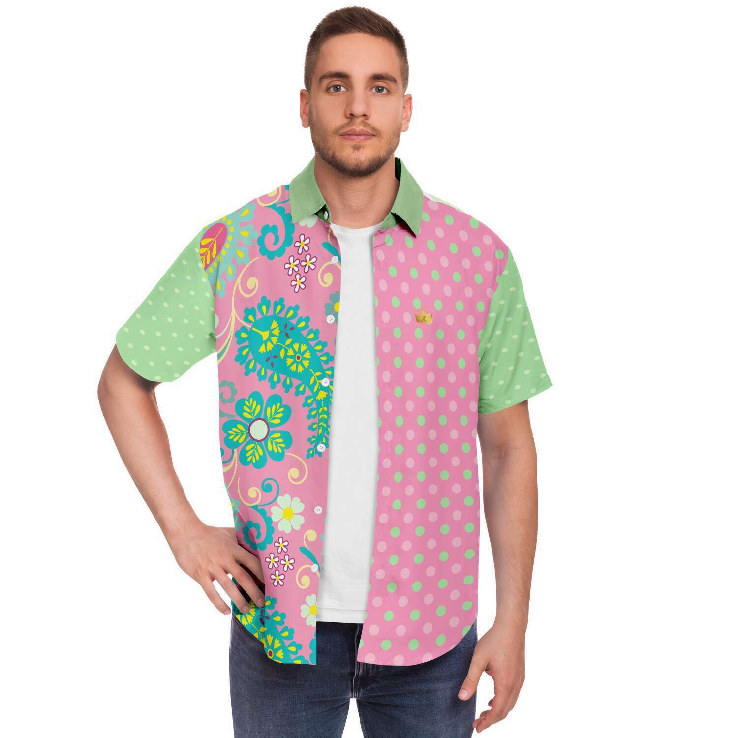 Paisley Park Short Sleeve Button Shirt