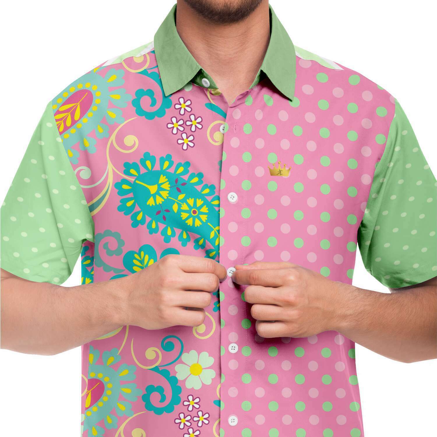 Paisley Park Short Sleeve Button Shirt