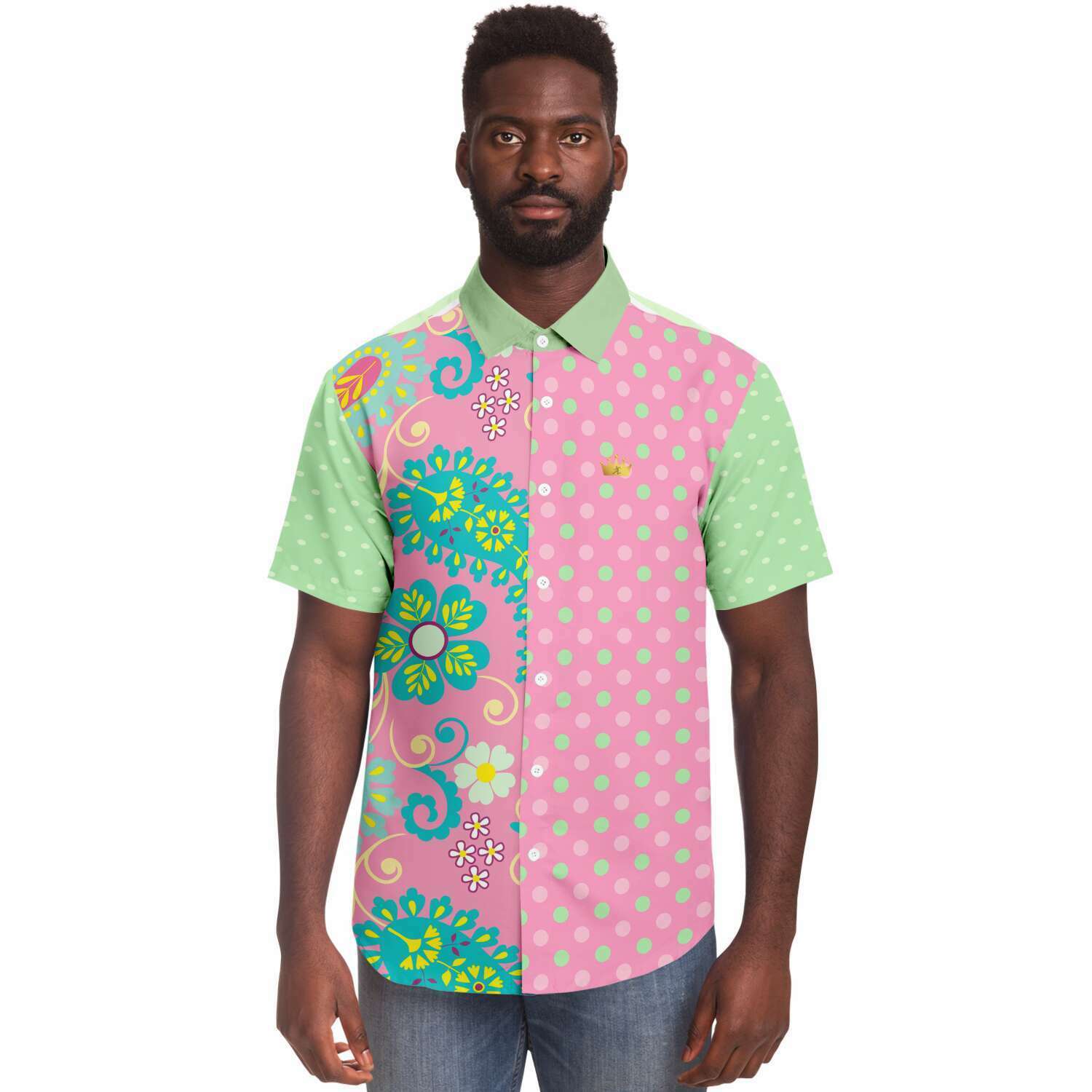 Paisley Park Short Sleeve Button Shirt