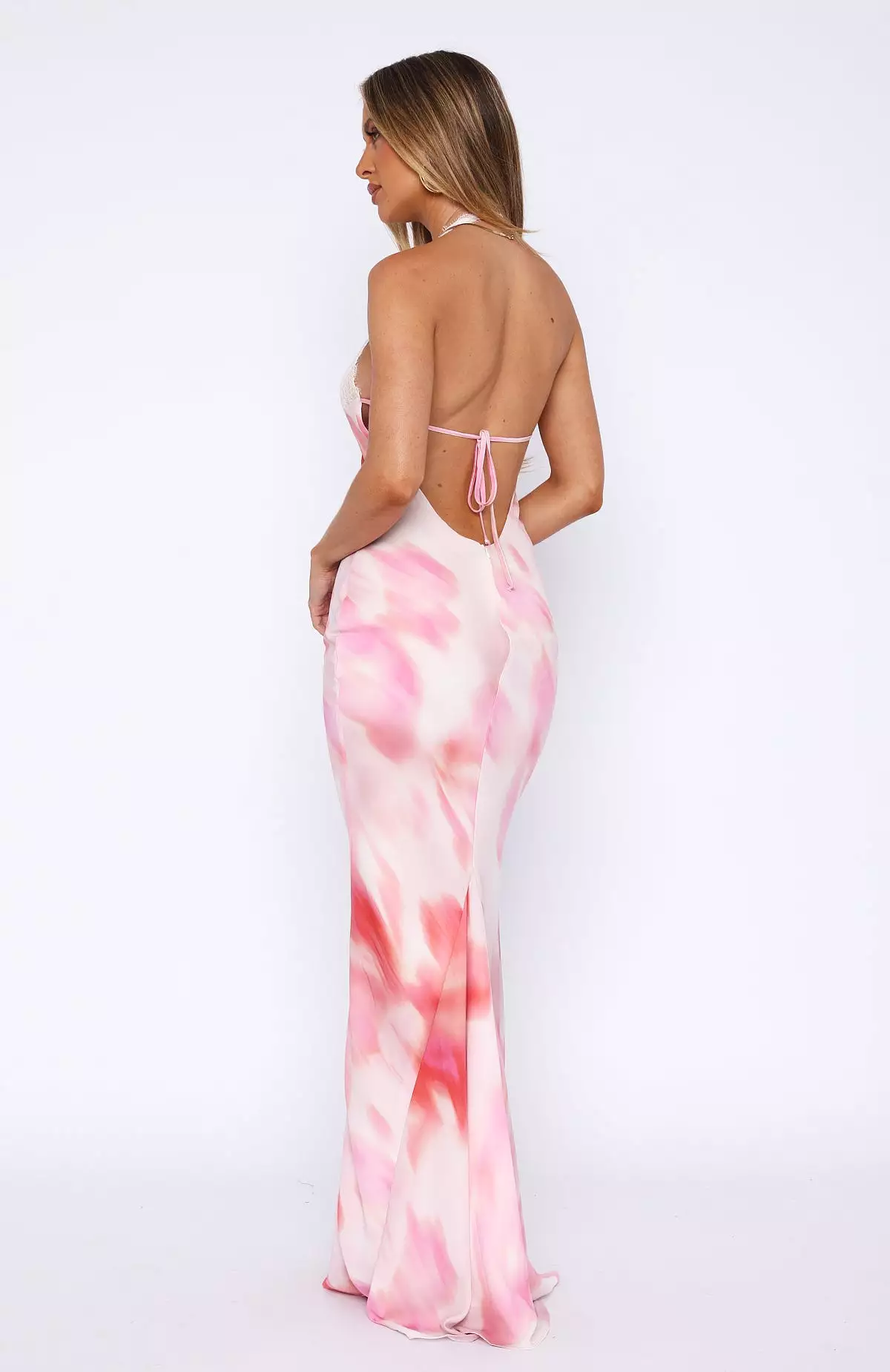 Pink Floral Maxi Dress Beyond The Stars