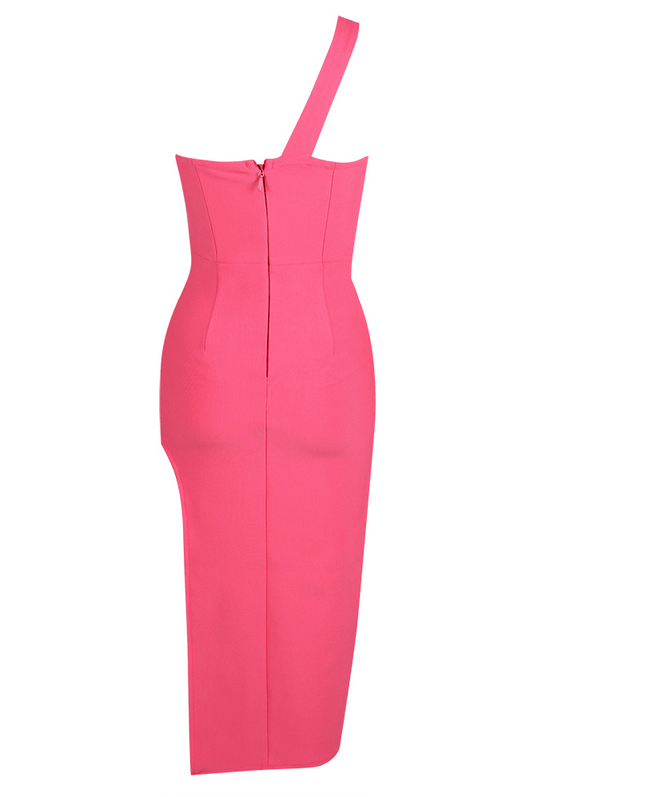 Pink Midi Dress - Olena: Discover our stunning Olena Pink Midi Dress, perfect for any occasion. Shop now and embrace effortless 