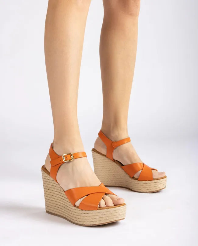 Platform wedge sandals