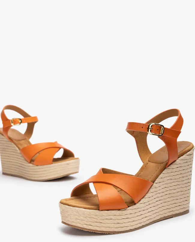 Platform wedge sandals