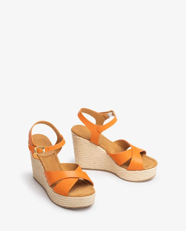 Platform wedge sandals