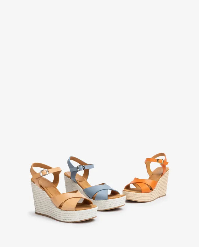 Platform wedge sandals