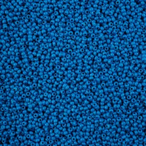 Preciosa Czech Glass, 11/0 Round Seed Bead, Terra Intensive Blue (1 Tube)