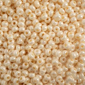 Preciosa Czech Glass, 8/0 Seed Bead, Eggshell (1 Tube)