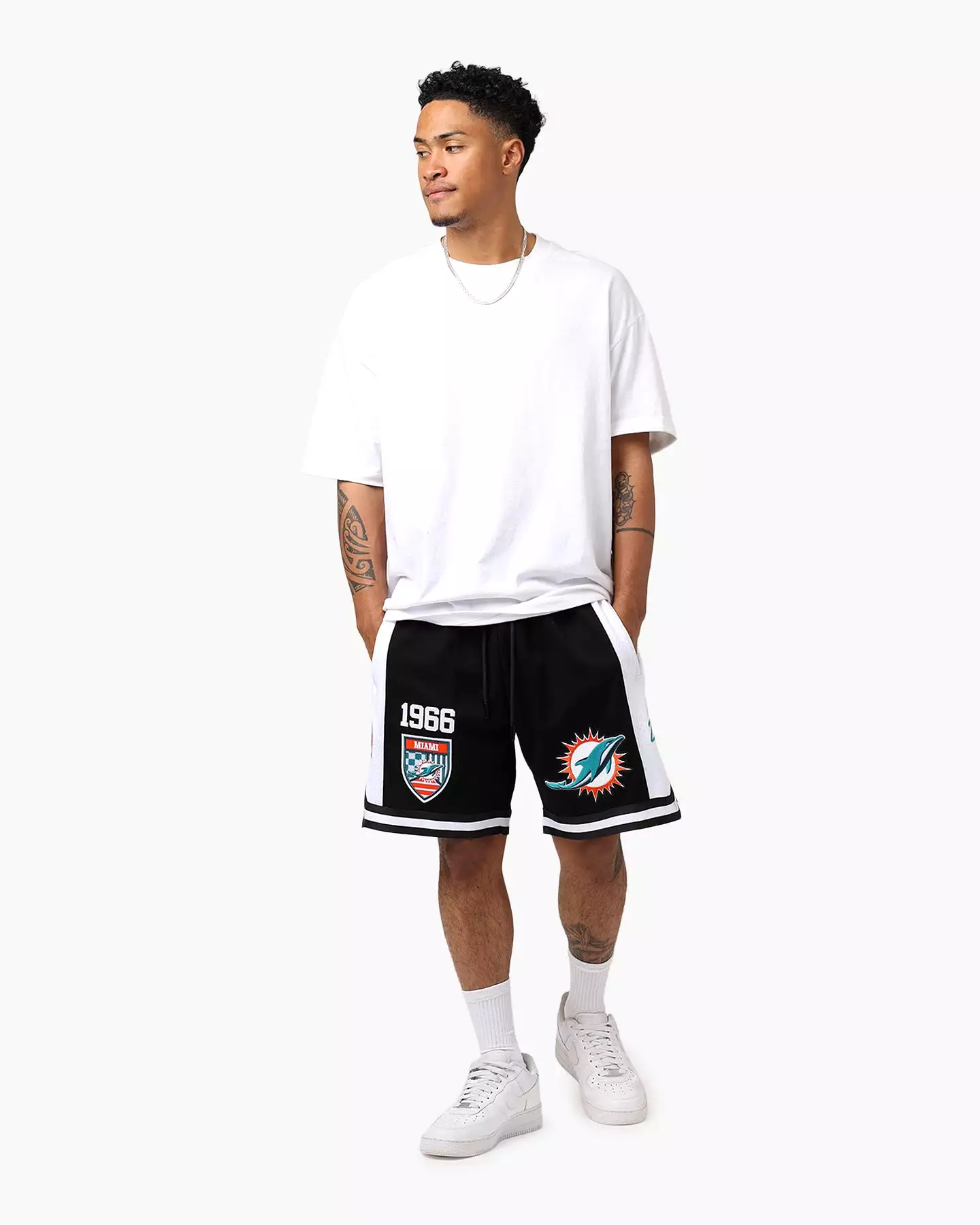 Pro Miami Dolphins Fast Lane Dark Shorts Black