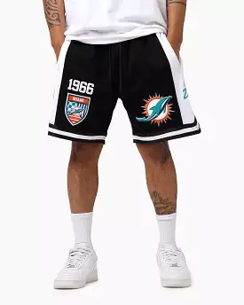 Pro Miami Dolphins Fast Lane Dark Shorts Black