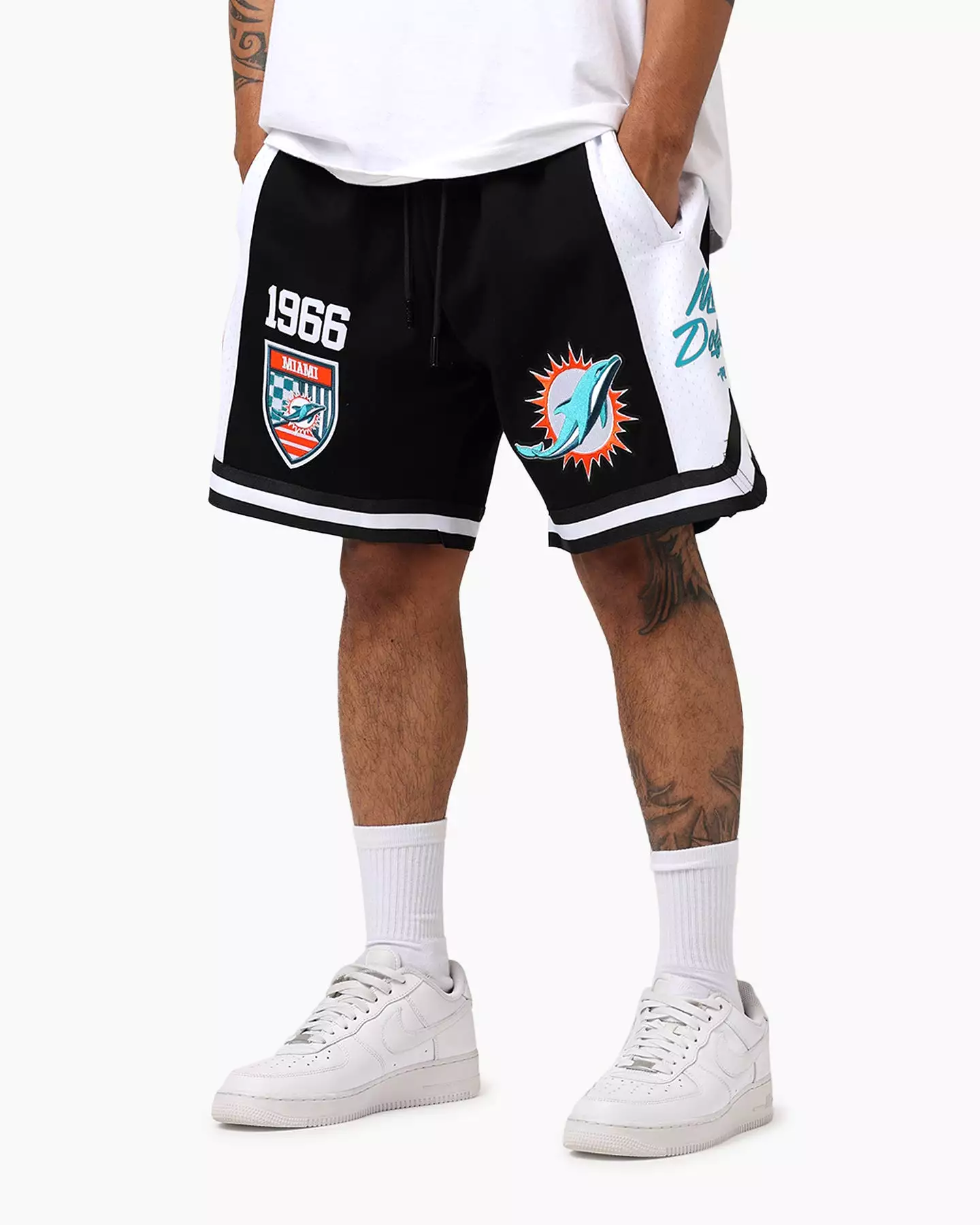 Pro Miami Dolphins Fast Lane Dark Shorts Black