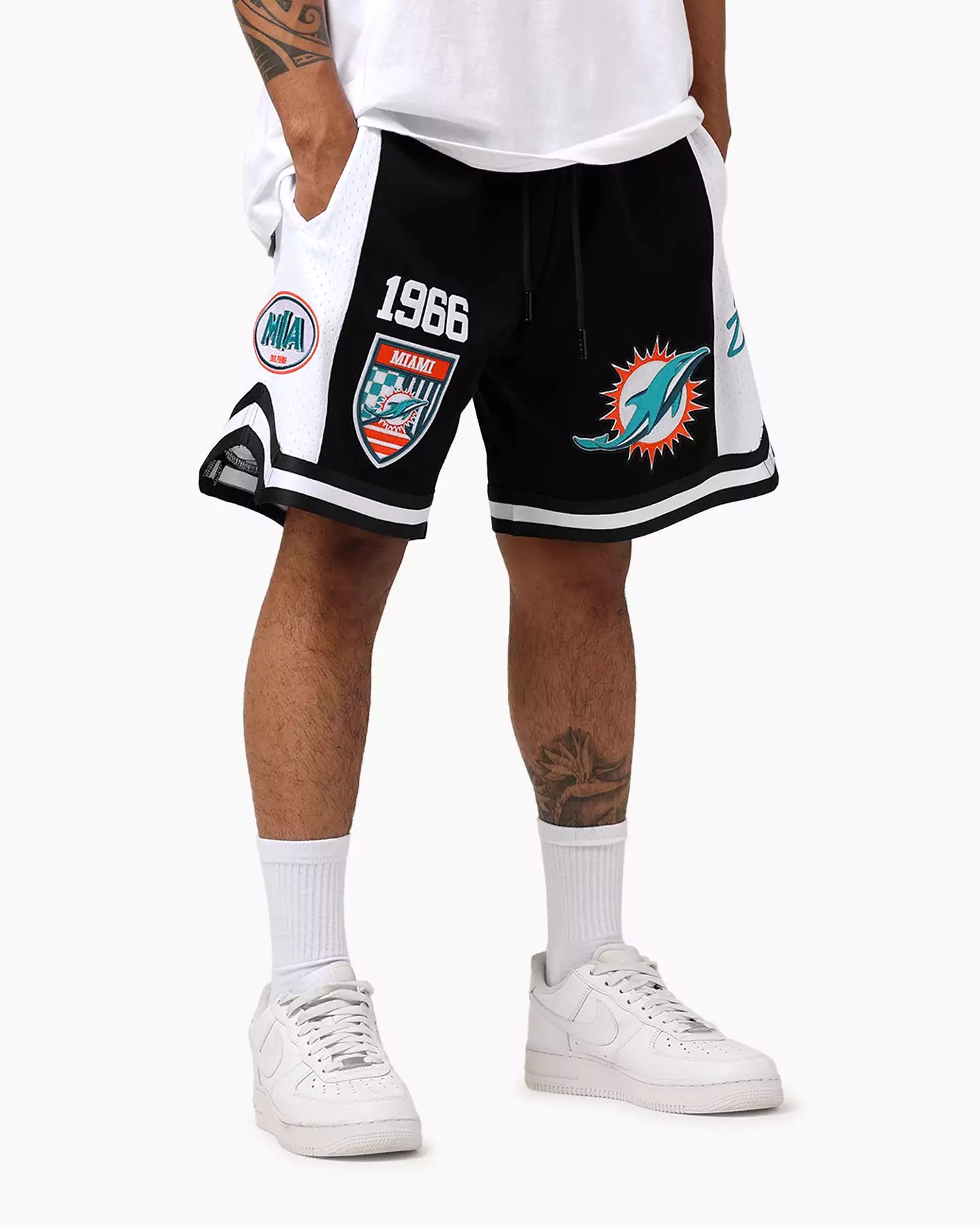 Pro Miami Dolphins Fast Lane Dark Shorts Black