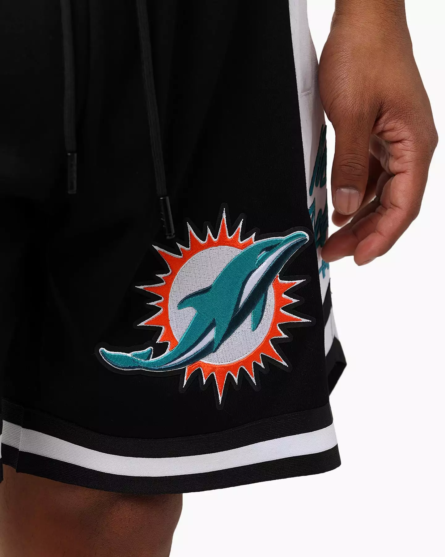 Pro Miami Dolphins Fast Lane Dark Shorts Black