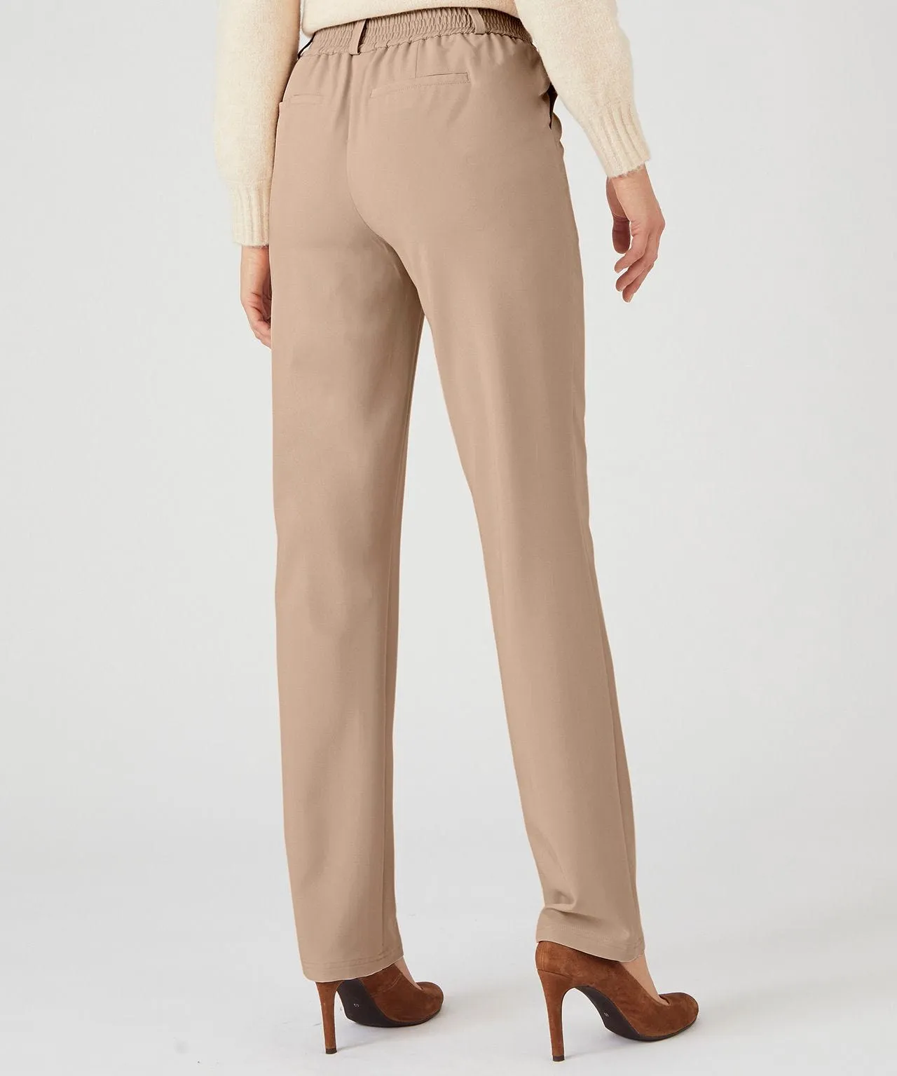 Pull-on Straight-leg Trousers for Men