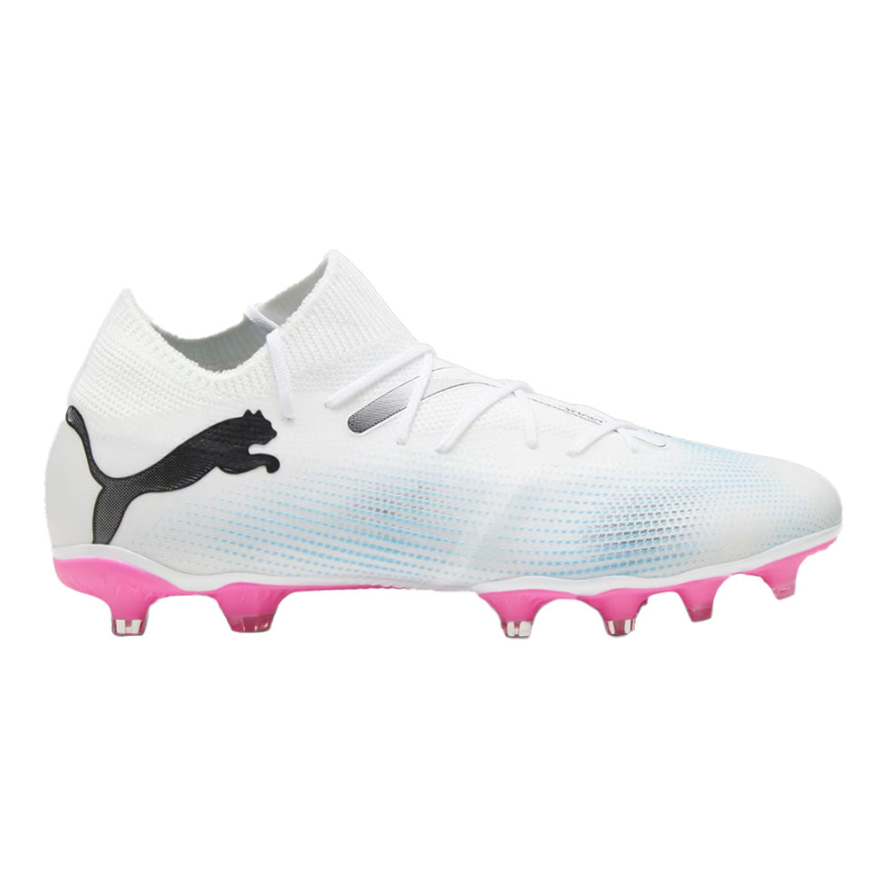 Puma Future 7 Match FG/AG Football Boots – White, Black, Poison Pink