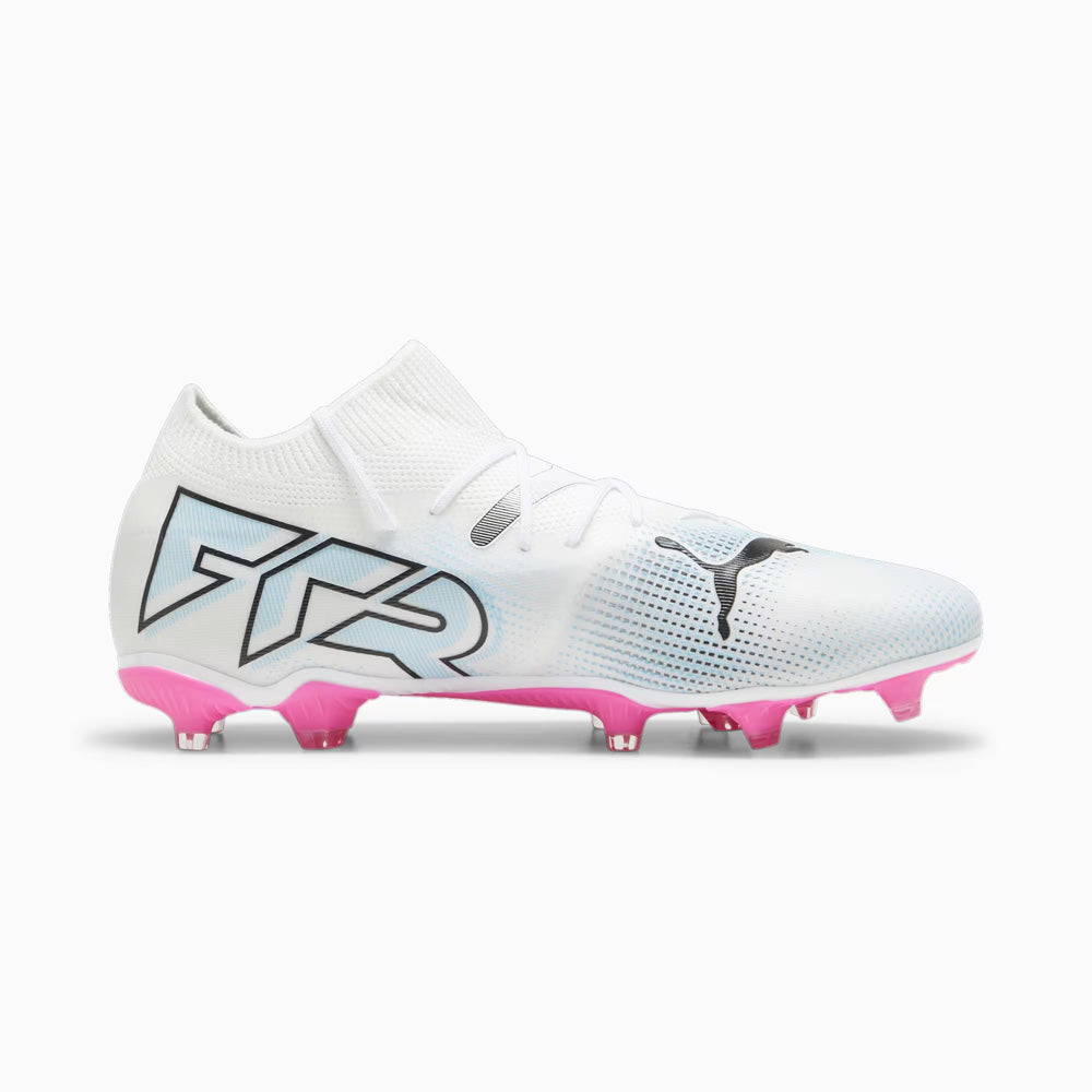 Puma Future 7 Match FG/AG Football Boots – White, Black, Poison Pink