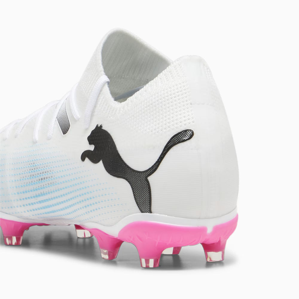 Puma Future 7 Match FG/AG Football Boots – White, Black, Poison Pink