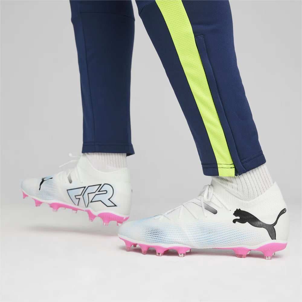 Puma Future 7 Match FG/AG Football Boots – White, Black, Poison Pink