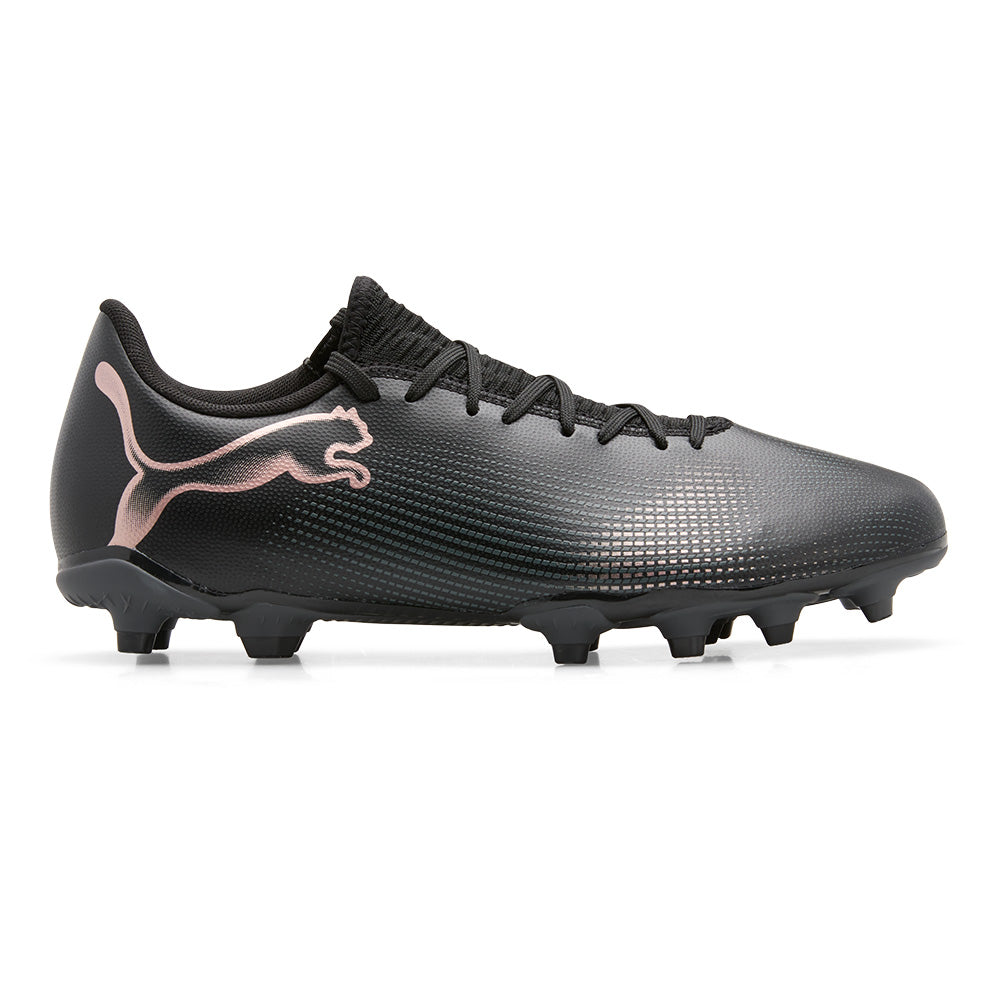 Puma Future 7 Play FG/AG Soccer Cleats (Black/Copper Rose)