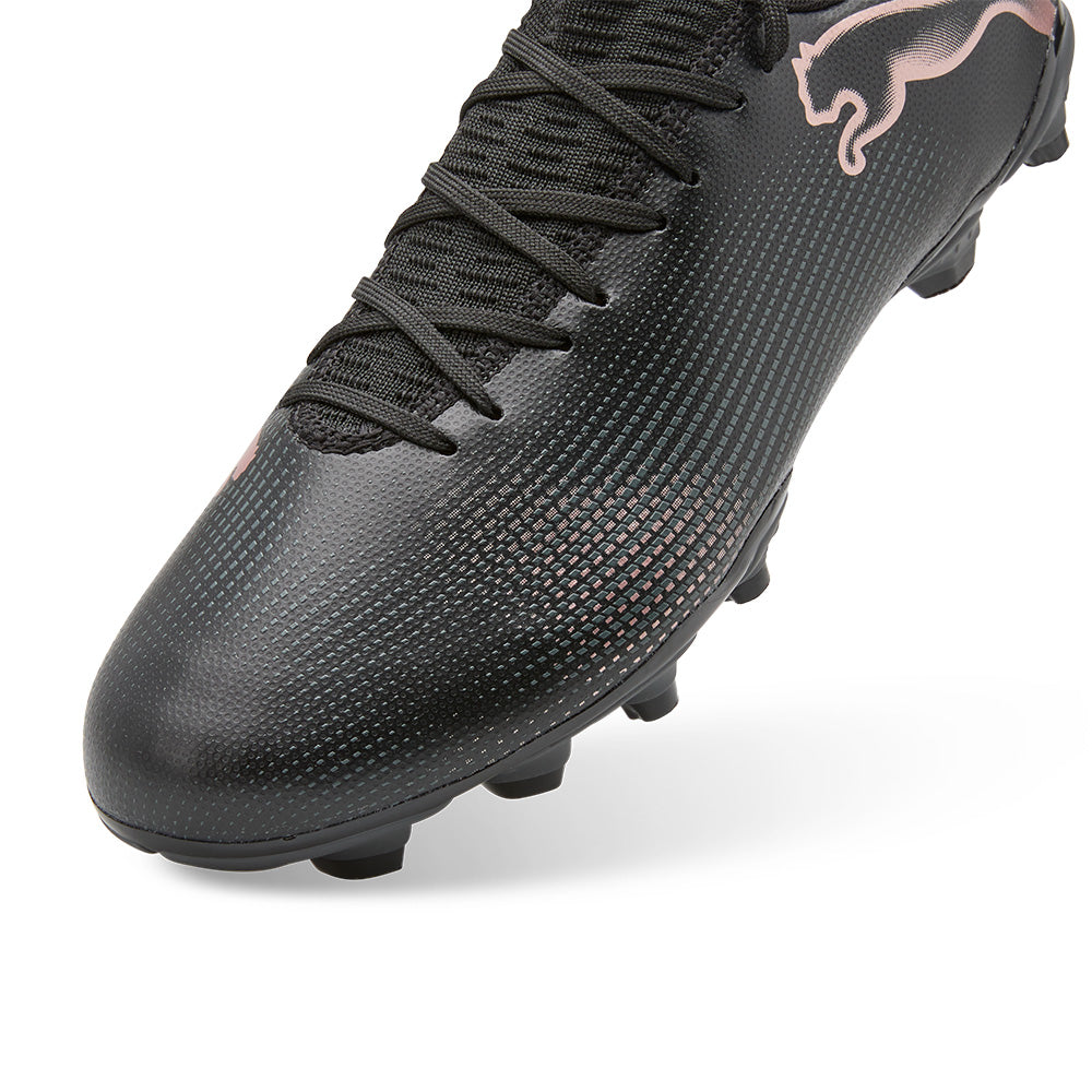 Puma Future 7 Play FG/AG Soccer Cleats (Black/Copper Rose)