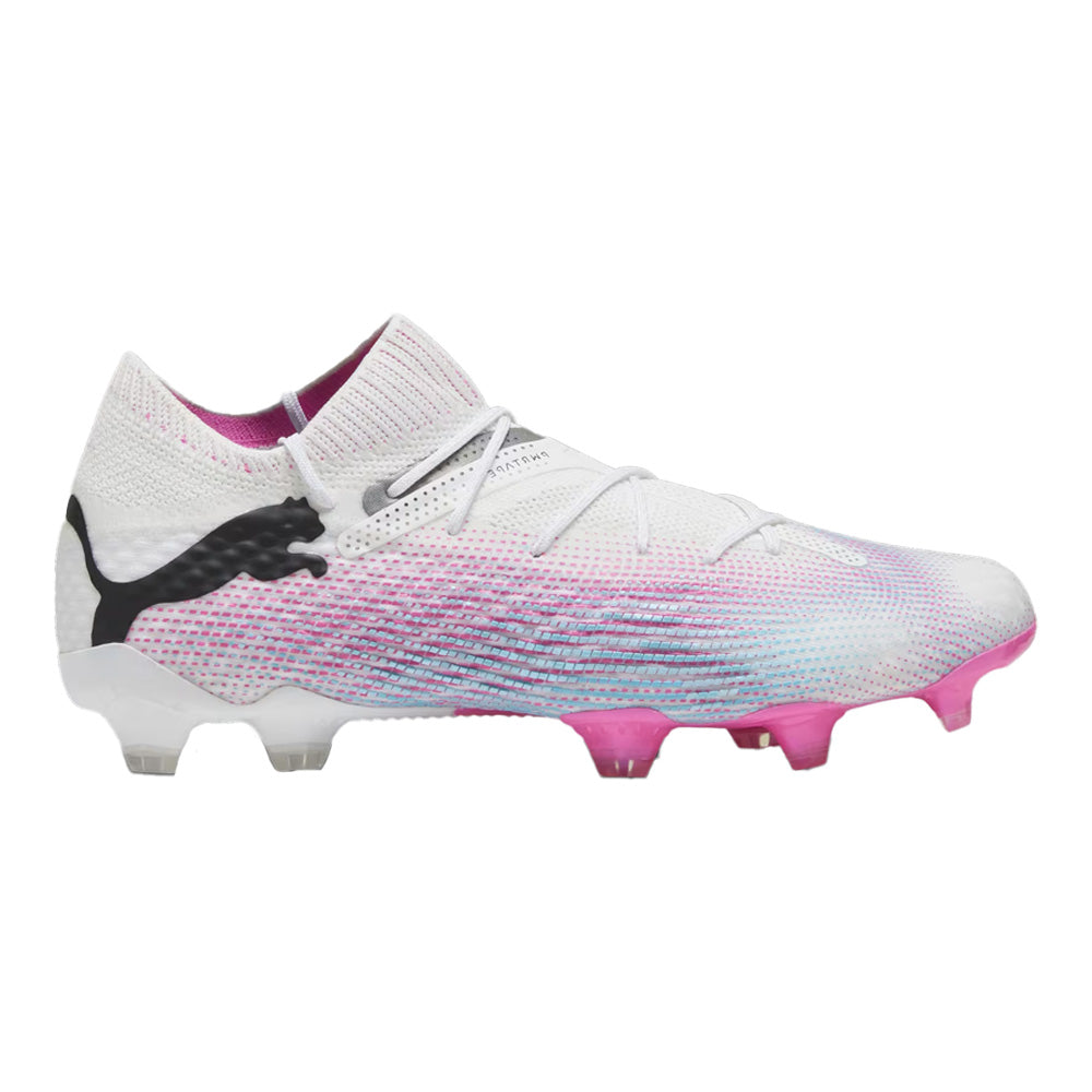 Puma Future 7 Ultimate FG/AG Football Boots - White/Black/Poison Pink