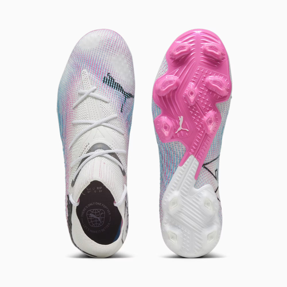 Puma Future 7 Ultimate FG/AG Football Boots - White/Black/Poison Pink