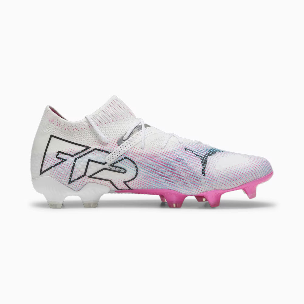 Puma Future 7 Ultimate FG/AG Football Boots - White/Black/Poison Pink