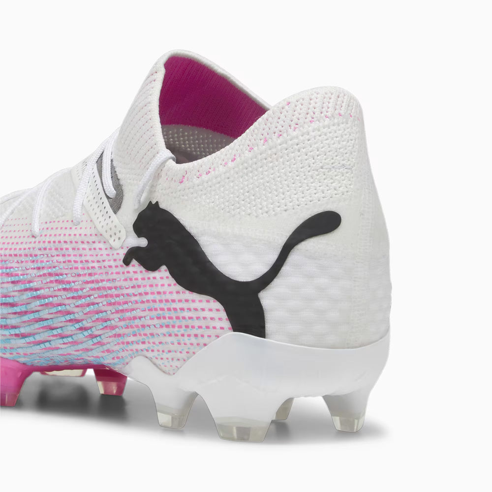 Puma Future 7 Ultimate FG/AG Football Boots - White/Black/Poison Pink