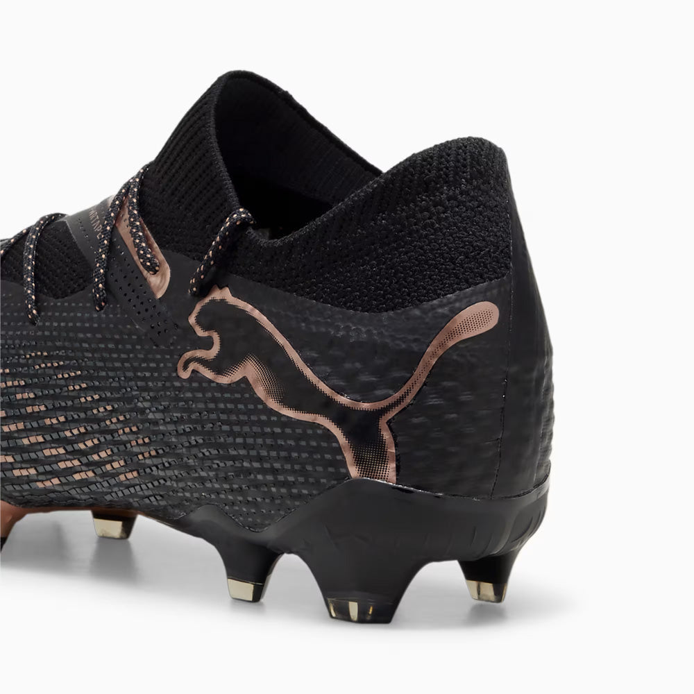 Puma Future 7 Ultimate FG/AG Soccer Shoes, Black/Copper Rose