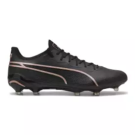 Puma King Ultimate Firm Ground/Artificial Ground Soccer Cleats (Black/Copper Rose)