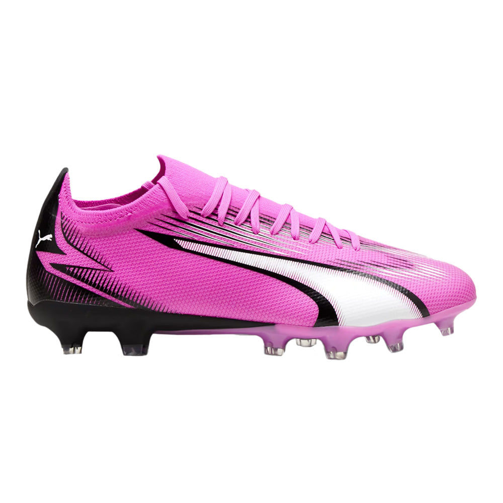 Puma Ultra Match FG AG Football Boots - Poison Pink White Black