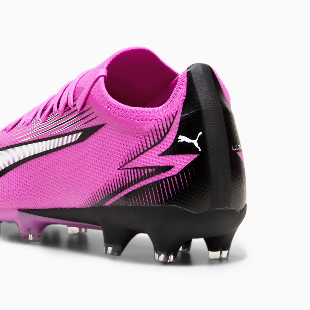 Puma Ultra Match FG AG Football Boots - Poison Pink White Black