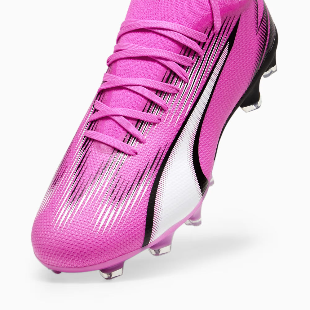 Puma Ultra Match FG AG Football Boots - Poison Pink White Black