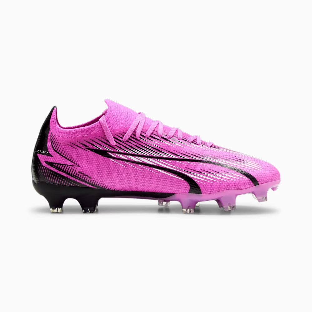 Puma Ultra Match Women's FG/AG Football Shoes Pink/White/Black.