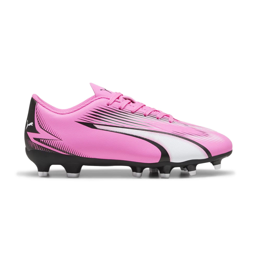 Puma Ultra Play FG Junior Football Boots - Poison Pink/White/Black