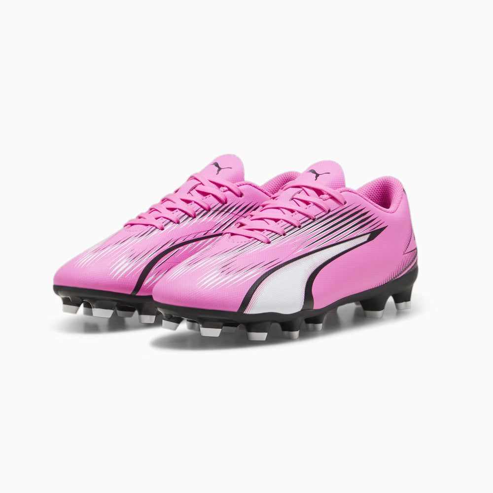 Puma Ultra Play FG Junior Football Boots - Poison Pink/White/Black